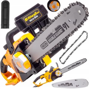 ANTYODBICIOWA Pilarka Piła Elektryczna Łańcuchowa DO DREWNA RIWALL RECS2440 14