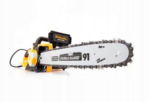 ANTYODBICIOWA Pilarka Piła Elektryczna Łańcuchowa DO DREWNA RIWALL RECS2440 3