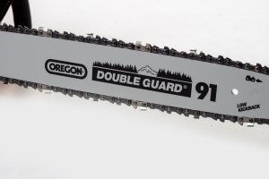 ANTYODBICIOWA Pilarka Piła Elektryczna Łańcuchowa DO DREWNA RIWALL RECS2440 5