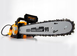 ANTYODBICIOWA Pilarka Piła Elektryczna Łańcuchowa DO DREWNA RIWALL RECS2440 7