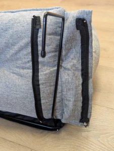 Zolux Hamak dla kota na kaloryfer Cooper 60x40x28cm szary 3