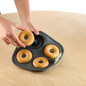 Air fryer Donuts Mould, 4 holes - Grey 2