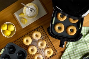 Air fryer Donuts Mould, 4 holes - Grey 4