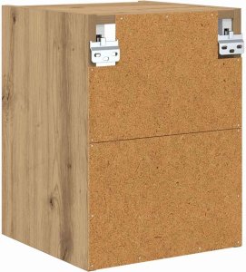 vidaXL Szafka wisząca z półką Riga Dąb rzemieślniczy 30 x 29,5 x 40 cm 7