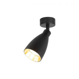 Kinkiet GU10 LED Helis ruchomy x1 czarny + złoty 2