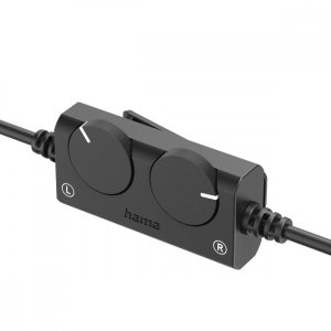 SŁUCHAWKI NAUSZNE PRZEWODOWE TV NA KABLU CZARNE 4