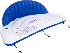 Duży materac basenowy z oparciem SUNCLUB 2