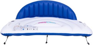 Duży materac basenowy z oparciem SUNCLUB 4