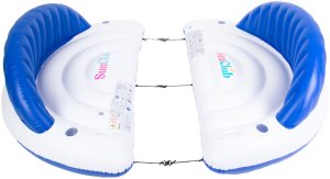 Duży materac basenowy z oparciem SUNCLUB 8