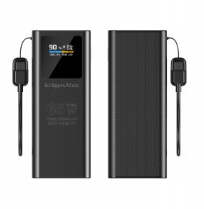 PowerBank Kruger&amp;Matz 20000 mAh Li-ion 65W z funkcją QC oraz PD 5