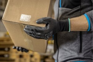 HOGERT RĘKAWICE OCHRONNE POLIURETAN JAGST CZARNE ROZM. 9 2