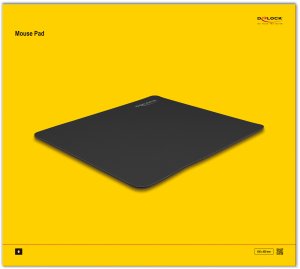 Delock - Mauspad - 450 x 400 mm - Schwarz 4