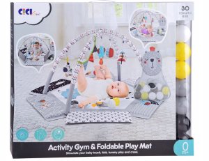 Kontrastowa Mata z kulkami dla niemowląt ZA4424 5