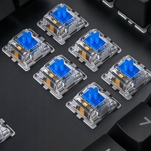 BIAŁA KLAWIATURA MECHANICZNA GAMINGOWA RGB LED 3