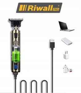 MASZYNKA DO STRZYŻENIA WŁOSÓW BRODY CIAŁA 7W1 TRYMER GOLARKA RIWALL RWC-01 8