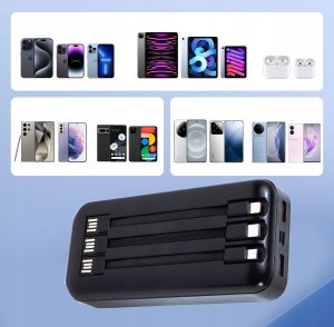 POWERBANK 20000 mAh 22,5W QC PD USB USB-C SZYBKI MOCNY + KABLE RIWALL RY-01 3