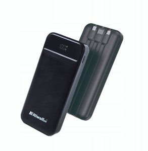 POWERBANK 20000 mAh 22,5W QC PD USB USB-C SZYBKI MOCNY + KABLE RIWALL RY-01 10