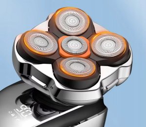 GOLARKA MĘSKA AKUMULATOROWA RIWALL RS-01 MASZYNKA DO GOLENIA 5D USBC TRYMER 11