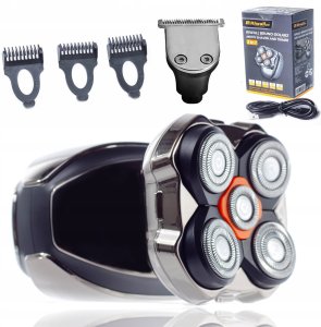 GOLARKA MĘSKA AKUMULATOROWA RIWALL RS-01 MASZYNKA DO GOLENIA 5D USBC TRYMER 3