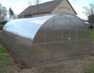 Szklarnia z poliwęglanu Tunel ogrodowy 3,5x6 m profile 20x40 poliwęglan 8mm 2