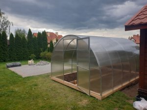 Szklarnia z poliwęglanu Tunel ogrodowy 3x4 m profile 20x40 poliwęglan 6mm 3
