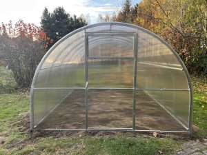 Szklarnia z poliwęglanu Tunel ogrodowy 3x4 m profile 20x40 poliwęglan 5mm 9