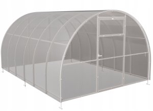 Szklarnia z poliwęglanu Tunel ogrodowy 3x6 m profile 20x20 poliwęglan 5mm 9