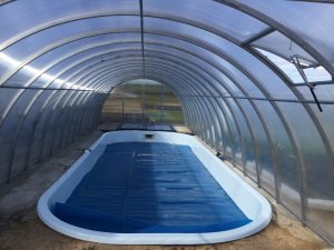 Szklarnia Tunel ogrodowy z poliwęglanu 4x6 m profile 20x40 poliwęglan 6mm 11