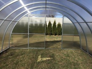 Szklarnia Tunel ogrodowy z poliwęglanu 4x6 m profile 20x40 poliwęglan 6mm 8