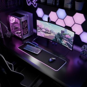 GMP 2 GLED RGB Gaming podkładka Large Extended, 915x280mm, czarny 6