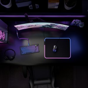 GMP 2 GLED RGB Gaming podkładka XL Extended, 615x355mm, czarny 7