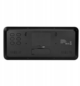 TFA 60.4525.01 czarny Cyfrowy zegar radiowy z klimatem pomieszczenia 4