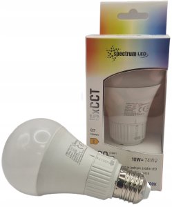 LED GLS E-27 230V 10W 5CCT SPECTRUM 11