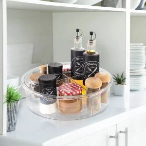Pojemnik organizer obrotowy dzielony do lodówki szafki szuflady 30cm ORION 154061 2