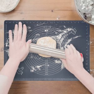 Stolnica do ciasta silikonowa mata kuchenna gruba duża 64x45cm XXL VILDE 279002 11