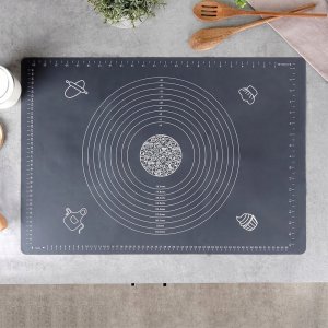 Stolnica do ciasta silikonowa mata kuchenna gruba duża 64x45cm XXL VILDE 279002 2