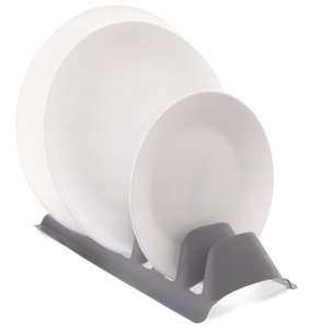 Stojak na pokrywki i talerze szary z tworzywa 29.5x13.5x6cm ORION 155214 6