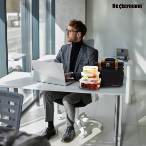 Torba termiczna Heckermann 20L Czarna na plażę turystyczna biwakowa 4