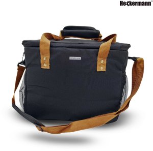 Torba termiczna Heckermann 20L Czarna na plażę turystyczna biwakowa 7