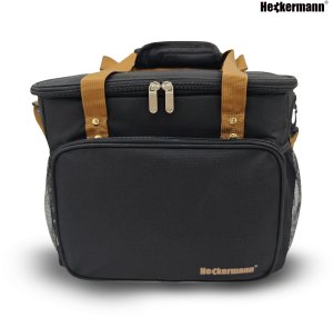 Torba termiczna Heckermann 20L Czarna na plażę turystyczna biwakowa 10