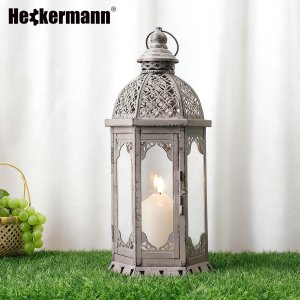 Heckermann Znicz LED duży 38cm Lampion Heckermann 99431 Latarnia na baterie 4