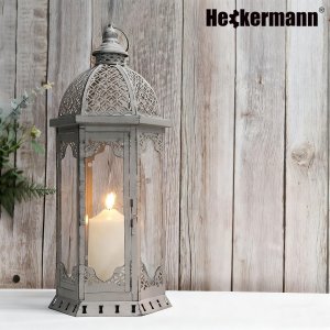 Heckermann Znicz LED duży 38cm Lampion Heckermann 99431 Latarnia na baterie 8