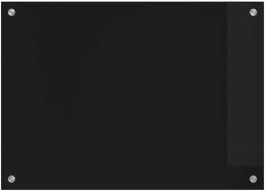Płyta grzewcza vidaXL Przód kuchenny Czarny 70 x 50 x 0.8 cm szkło hartowane 4