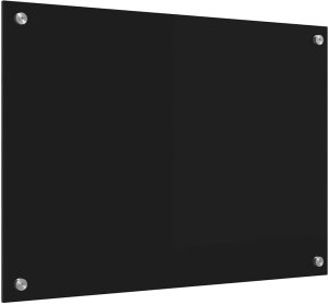 Płyta grzewcza vidaXL Przód kuchenny Czarny 70 x 50 x 0.8 cm szkło hartowane 6