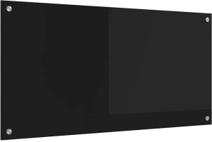 Płyta grzewcza vidaXL Przód kuchenny Czarny 100 x 50 x 0.8 cm szkło hartowane 2