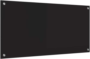 Płyta grzewcza vidaXL Przód kuchenny Czarny 100 x 50 x 0.8 cm szkło hartowane 6