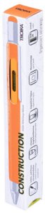 Długopis wielozadaniowy TROIKA Construction, pomarańczowy neonowy 5