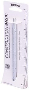 Długopis wielozadaniowy TROIKA Construction Basic, srebrny 4