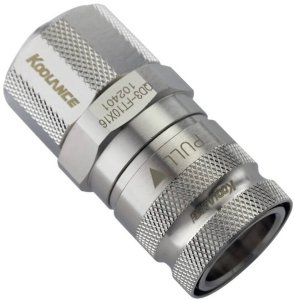 Chłodzenie wodne Koolance QD3 Złącze szybkozłączne proste na G1/4 Zoll AG - no-spill, srebrny 3