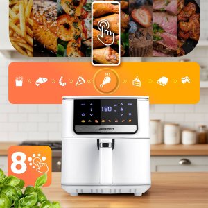 Frytkownica beztłuszczowa Air fryer Berdsen BD-662 biała 3